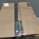 Curved Dog Stairs Ramp for High Beds 19.7" H, 4-Step Dog Steps for Small Dogs and Cats, Removable and Washable Pet Stairs for High Bed Climbing, Non-Slip Balanced Pet Step Indoor, Deep Grey