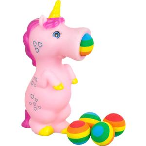 1pc Foam Ball Popper Toy - Squeeze & Launch Unicorn Toy w/ Foam Balls Included  Animal Ball Shooting Squishy Toy, Toddler Toys