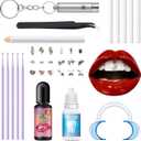 Nelikoo Tooth Gem KitFashionable DIY Smile Jewelry Crystals Tooth Gems Kit for Teeth for Fashion & Parties
