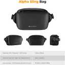 K&F CONCEPT Camera Sling Bag Crossbody Bag Waterproof Camera Shoulder Backpack DSLR/SLR/Mirrorless Camera Case