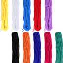 Timgle 200 Pcs Tipped Lacing Yarn for Kids Colored Threading for Beading Colorful Craft String Creative Beading Cord for Weaving Jewelry Making Crafts Arts Stringing Projects Supplies Motor Skills