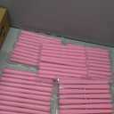 50-Pack Pink 10-Inch Taper Candles: Unscented Dripless Candlesticks with 8-Hour Burn Time - Elegant Dinner Candles for Valentine's Day, Romantic Dinners, Wedding Centerpieces, & Special Event Decor