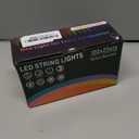 Color Changing Christmas Lights with Remote, 2 Pack Total 66.6 FT 200 LED Battery Powered String Lights Classroom Decoration, 34 Colors Outdoor Fairy Lights for Bedroom Dorm Yard Tree Party Decor