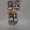 (4-Pack, 2 x Black + 2 x Tri Color) Compatible PGI 35 CLI 36 PGI35 CLI36 Ink Cartridge Used wtih Canon PIXMA IP100 IP100B IP110 TR150 Mini260 Mini320 Printer, by EasyPrint