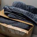 LEAONME Velvet Quilt California King Size 118''x106'', Lightweight Navy Blue Velvet Comforter Set with 2 Matching Shams, Soft Cross Stitch Bedspread Coverlet, Oversized King Bedding Set for All Season