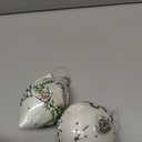 Napco Assorted 4 inch Hand-Painted Chickadee Bird Christmas Ornaments, Pack of 2 Winter Woodland Holiday Dcor