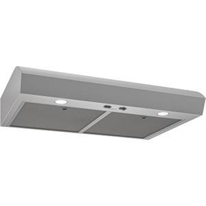 Broan-NuTone MTR1303SS 30-Inch Under Cabinet Range Hood, Energy Star, 350 Max Blower CFM, Stainless Steel