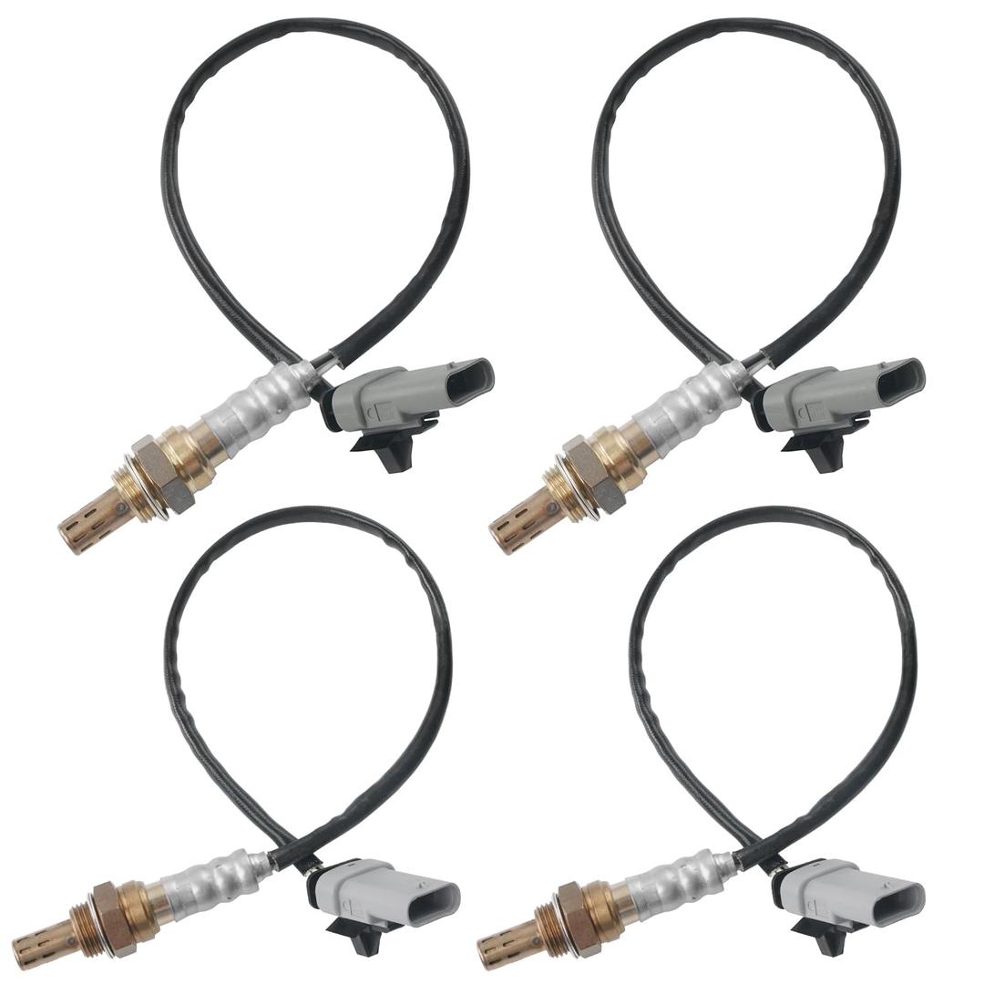 4 PCS Oxygen Sensor Upstream Downstream O2 Sensor Compatible with Chevy GMC 4.3 5.3 6.2L 2014-2017 Silverado Sierra 1500, 2015-2018 Suburban Tahoe Yukon XL, Cadillac Escalade Replace 234-4940 234-4974