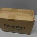 SleepMan Throw Pillow Inserts 12" x 20" (Pack of 2, White) Down Feather Pillow Stuffer Premium Decorative Pillows for Sofa Couch Bed