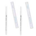 2 Set White Tattoo Tip Markers Skin Marker Pen Tattoo with Paper Ruler,for Eyebrow Lips Skin， Beauty and Personal Care， Easy to Use Eyebrow Color Beauty and Personal Care, Eyes, Makeup