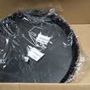 VUWEZ 6 Pack of 25 inch Plant Saucer, Plant Tray 20 Inch Round, Plant Saucers for Indoors, Plant Trays for Pots, Flower Pot Saucers, Pot Saucers for Planter 19-26" (25", Black)