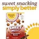 Simple Mills Cinnamon Burst Sweet Mmms Baked Sweet Snacks, Bite-Sized Gluten Free Cinnamon Snacks Sweetened with Coconut Sugar, Light and Airy Crispy Texture, 1 Pack, 4 oz (EXP 08/09/26)