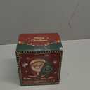 AYRELY Christmas Alarm Clock Gift Set  2 Silent Analog Clocks (Santa Hat & Christmas Tree), Ready-to-Gift Holiday Edition for Kids & Family, with Festive Gift Box (Green-red)