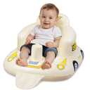 JOSEN Inflatable Seat for Babies 3 Months & Up, Baby Floor Seat Learn to Sit Up, Portable Infant Feeding Shower Chair, Blow Up Baby Chair with Built-in Air Pump - Cool Car