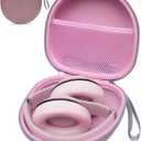 Headphone Case Compatible with Bose QuietComfort/BERIBES/TOZO/KVIDIO/Beats/Soundcore Anker Noise Cancelling Over-Ear Headphones, Pink