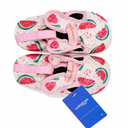 WateLves Kids Water Shoes Toddler Barefoot Swim Beach Shoes Girls Boys Breathable Quick Dry Aqua Socks (Watermelon, 24/25)