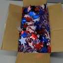 TURNMEON 50 FT 4th of July Garland Patriotic Decorations Red White and Blue Garland Patriotic Garlands for Red White and Blue Holiday Party Decor Memorial Day Independence Day 4th of July Decorations