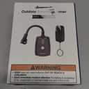 DEWENWILS Outdoor Dimmer for String Lights with Remote Waterproof Plug-in Dimmer, 100FT Range, 150W Dimmable LED/300W Tungsten Bulbs, Dimmer Switch for Dimmable String Lights