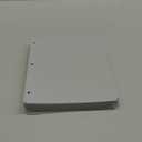 5-Tab Binder Dividers, HERKKA 3 Ring Binder Dividers with Reinforced Edge, 3 Hole Punch Section Index Dividers for Binders, 1/5-Cut Tabs, Letter Size, White, 120 Dividers