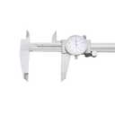 12'' Shockproof Dial Caliper Stainless Steel001'' Grad Calipers Ruler w/Case