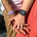 Metal Band Compatible with Apple Watch Bands 38mm 40mm 41mm 42mm 46mm 44mm 45mm 49mm Women Men,Adjustable Magnetic Stainless Steel Mesh Strap for iWatch Ultra/Ultra 2,Series 10 9 8 7 6 5 4 3 2 1 SE (Black)