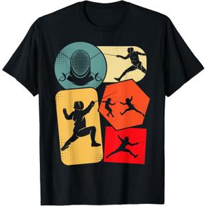 Fencing Fencer Epee Men Kids Boys T-Shirt, S