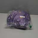 Regency Empire Jane Austen Vintage High Waistline Tea Party Ball Gown Purple Floral Puffy Sleeve Dress (3X-Large)