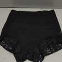 SheBuddy Butt Lifting Panties, Tummy Control Shapewear for Women Compression Underwear Short Lace Butt Lifter Shapewear (Medium, Black-1)