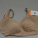 Warner's Women's Blissful Benefits Underarm-Smoothing with Seamless Stretch Wireless Lightly Lined Bra (Large)