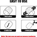 4 x Double-Sided Pet Grooming Gloves, Cat Grooming Gloves Pet Grooming Gloves for Dogs Bathing Pet Hair Remover Gloves Versatile Pet Grooming Gloves for Dog & Cat Washing Deshedding Grooming