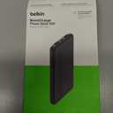 Belkin Portable Charger, USB-C Power Bank 10,000mAh w/ 2xUSB-A Ports, 15W w/ Type-C to Type-A Cable for iPhone 16, 16 Plus, 16e, Samsung Galaxy S25, Nintendo Switch 2, & More - Black