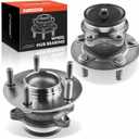A-Premium 2 x Rear Wheel Bearing and Hub Assembly with 5-Lug Compatible with Mitsubishi Outlander 2013-2020, Outlander Sport 2013-2020, Eclipse Cross 2018-2020, RVR 2012-2019, FWD Only