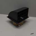 4 Inch Dryer Vent Cover Outside, HG Power Metal Exterior Vent Cover with Removable Screen & Cushioned Non-Return Flap, Air Wall Vent for House, Range Hood, AC, Opening Diameter: 3.81" Black