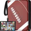 900 Pockets Football Card Binder Sleeves for Trading Cards, 9-Pocket Football Card Sleeves Album Holder Protectors for Basketball Baseball Sports Cards