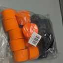 20 Rolls Halloween Streamers, 1640 Ft Crepe Paper Decorations for Halloween Day Decoration Various Large Hanging Party Backdrop DIY Decoration, Orange and Black DIY Supplies 82FT/Roll