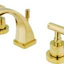 Kingston Brass KS4942CML Concord Mini Widespread Lavatory Faucet, Polished Brass