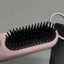 Go Brush Pro 2025 Hair Straightener Brush 300 Million Negative Ionic Portable Hair Straightener Comb for Women with 4 Temps Fast Heating MCH Ceramic Coating Smooth Frizz - Free Hair
