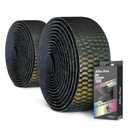 ALIEN PROS Chameleon Tail Bike Handlebar Tape (Set of 2) - Elevate Your Ride with Stylish, Comfortable, and Color-Shifting PU Tape for Enhanced Grip with These Bicycle Handle bar Tape (Gold)