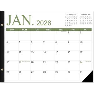 Desk Calendar 2026-2027 - 22'' x 15'' Extra Large Desktop Calendar from April 2026 to June 2027, 2026-2027 Large Desk Calendar with Holiday Marked, Premium Paper for Organizing, Four Color