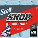Scott Shop Towels Original, 55 Towels/Roll, 12 Rolls/Case, S
55 Towels/Roll; 12 Rolls of Scott Shop Towels Original/Case; 660 Towels/Case; Original Blue Shop Towels; 9.4"x11" sheets