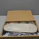 GMQ Backseat Car Organizer with Tray 1 Pack,Car Backseat Organizer with Foldable Table for Kids,Multifunctional Seat Back Organizer with Storage Pockets Car Storage Organizer (Beige)