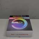 Smart Table Lamp, 15W Wireless Charger Station with LED Atmosphere Lamp, Bedside Night Light, Alarm Clock, Bluetooth Speaker with App Control for Home Decor, Gift for Girls Boys for Birthday Christmas (Black)