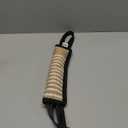 Clysoru Squeaky Tug Toy for Dogs Jute with 2 Strong Handles Lasting Training Equipment Puppy to Large Dog Interactive Toys of War Pull Indestructible Rope Pet Crinkle Teething (black)