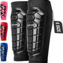 Soccer Shin Guards Kids Youth, Ski Shin Guard Sleeves for Boys Girls Adults Men Women, Protective Soccer Equipment for 2-18 Years Old Boys Girls, High Impact Resistant Breathable Comfortable (Small, Black)