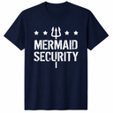 Merman Mermaid Security T-Shirt Funny Swimming Gift T-Shirt XL