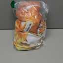 Home Bargains Plus Thanksgiving Contemporary Orange Pumpkin Tablecloth, 70 Inch Round, Fall Harvest Easy Care Fabric Table Cover