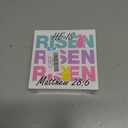 Christian Easter Decor - Easter Decorations for Home - He Is Risen Wooden Sign Home Living Room Bedroom Kitchen Table Shelf Desk Decor 55 Inches