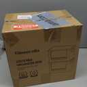 Trash Bag Dispenser 2 Pack, Acrylic Garbage Bags Dispenser with Bamboo Top, Extra Large Trash Bag Holder Dispensers Under Sink for Kitchen, Cabinet, Laundry Room, Pantry Organizer and Storage (Clear)