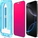 EGKimBa for iPhone 16 Pro Max Privacy Screen Protector, Gradient Color Tempered Glass, Bubble Free, Easy Installation, Auto Dust-Elimination, Anti Blue Light