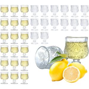 Cordial Glasses,1.7oz/50ml,Shot Glasses Set of 32,shot glasses with stem shot glasses/Sherry glasses